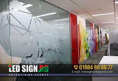 Frosted Glass Sticker Price in Bangladesh. - Publicité