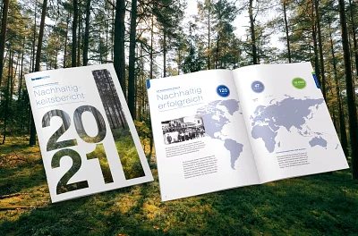 Kronospan Deutschland Nachhaltigkeits­bericht 2021 - Branding & Positioning
