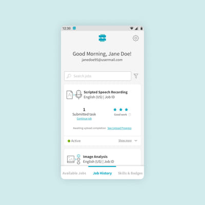 Defined AI with a Cutting-edge Web Platform - Applicazione Mobile