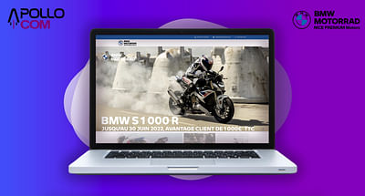 Site internet Vitrine - BMW Motorrad Nice - Création de site internet