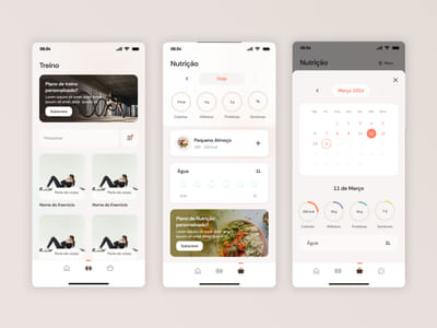 Personal Trainer and Nutritionist App - Software Entwicklung