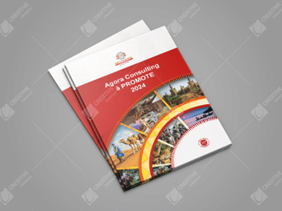 Supports de visibilité AGORA CONSULTING - Ontwerp