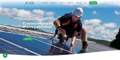 SEO y Web Energía Renovable - Website Creation
