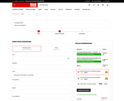 ElementyDoBram.pl – B2B/B2C Architecture & AI Catalog Automation - E-commerce