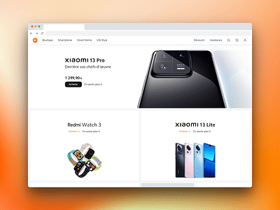 Xiaomi | Création de site internet - Website Creatie