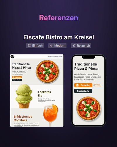 Eisbistro am Kreisel | Waldenbuch - Webseitengestaltung