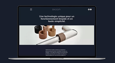 Création de site internet - Skoon Smart Handle - Webseitengestaltung