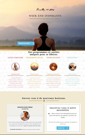SITE INTERNET DE BIEN ETRE - Website Creation