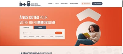 IM-Ô : création du site d'un réseau d'immobilier abordable - Création de site internet