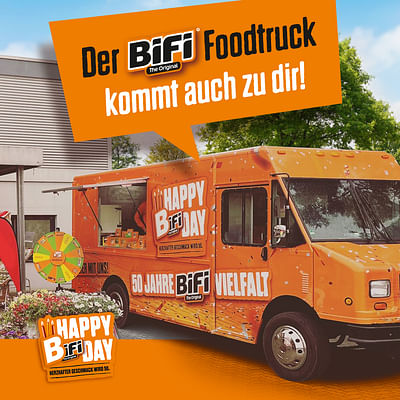 Die BiFi Foodtruck Tour - Publicidad