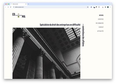 Edma-avocat - Application web