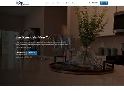Local SEO and weekly case studies for a remodeler - Référencement naturel