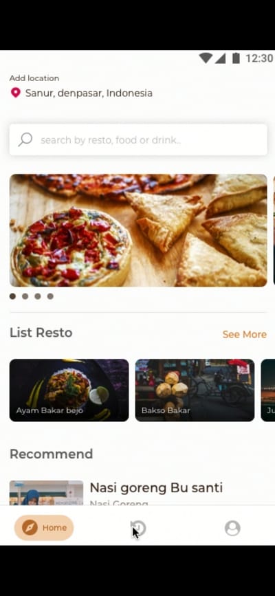 Food Delivery Services App - Mobile App