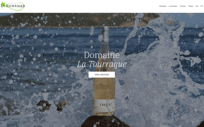 Site internet : Domaine La Tourraque - Création de site internet