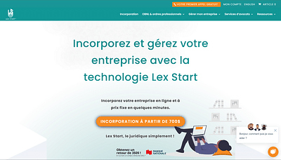 Optimisation du référencement pour Lexstart - Strategia digitale