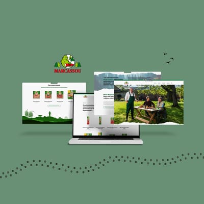 Nieuwe website voor Marcassou - Website Creation
