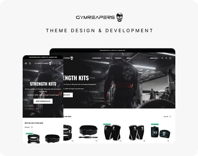 Gym Reapers - Fitness Gears Shopify Store - E-commerce