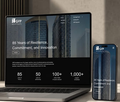 🏙️ Shaping the Philippine Skyline: GFP Architects Website - Création de site internet