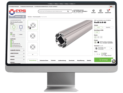 FPS Germany GmbH Webshop Relaunch - E-commerce