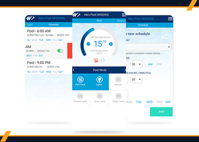 Mobile App to remotely control pools - Mobile App