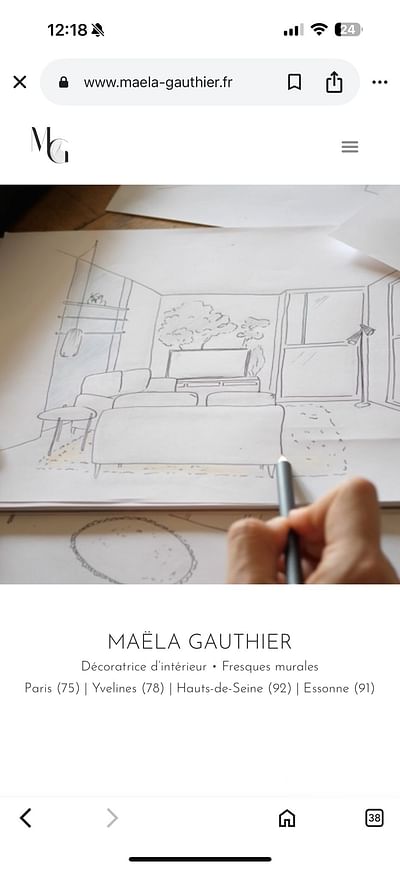 Création de site : décoratrice d'intérieur - Création de site internet