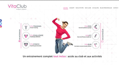 Vita Club - Site internet et communication globale - Stratégie digitale