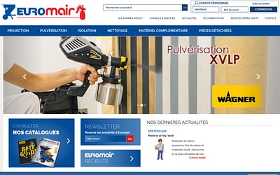 Euromair - Creazione di siti web