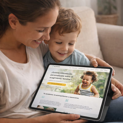 Diseño web y branding Acaronar - Webseitengestaltung