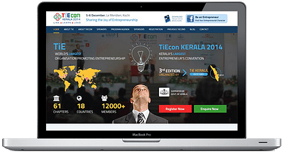 TIECON 2015 - Website Creatie
