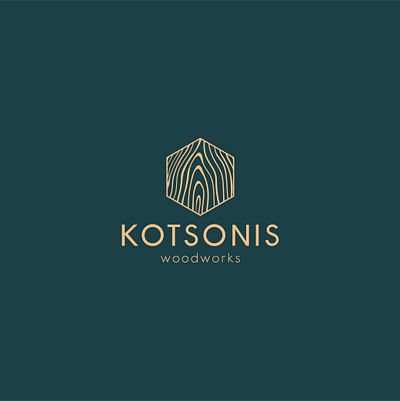 Kotsonis Woodworks Logo - Image de marque & branding