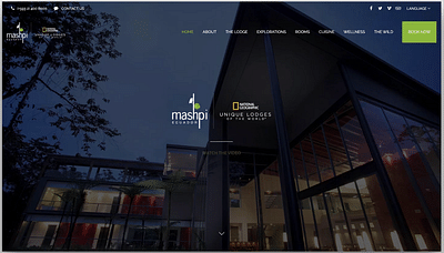 Web Development for Mashpi Lodge - Création de site internet