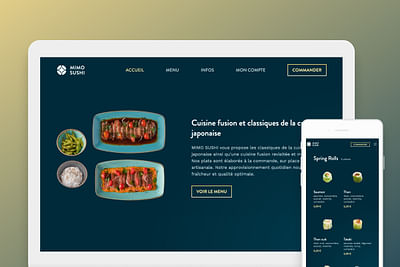 Mimo Sushi 🍣 Site de commande en ligne - Ergonomy (UX/UI)