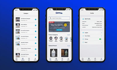 Chemtron - E-Commerce App - Application mobile