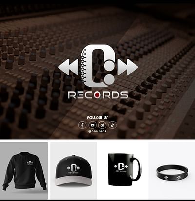 O Records | Logo and Brand Identity Design - Graphic Design