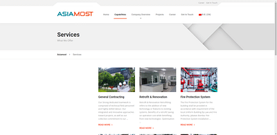 Asiamost Web Design Project - Web Application