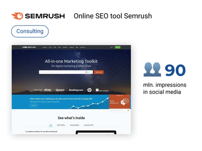 Web Analytics Consulting for Online SEO tool - Web analytics / Big data