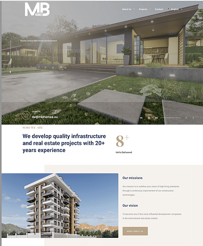 MB Homes GmBH - Website Creation