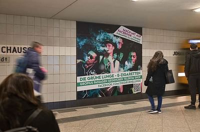 Hintergleisflächen auf Berliner U-Bahnhöfen - Publicité Extérieure