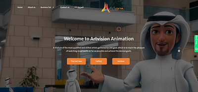 Art Vision Website - Ergonomy (UX/UI)