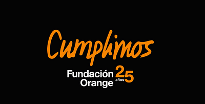 Landing Page 25 años Fundación Orange - Animation