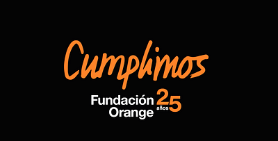 Landing Page 25 años Fundación Orange - Animación Digital