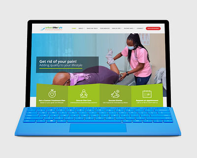 Physiotherapy Clinic Website - Webseitengestaltung