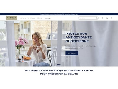 Laboté : migration Django vers Shopify et refonte UX/UI - Création de site internet