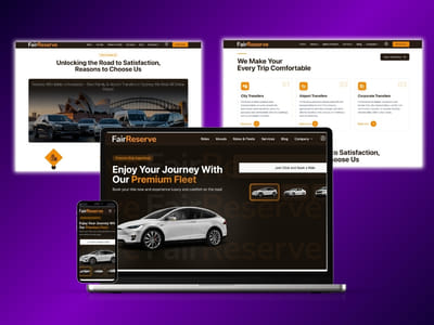 FairReserve – Vehicle Hire Platform Redesign & Development - Creación de Sitios Web