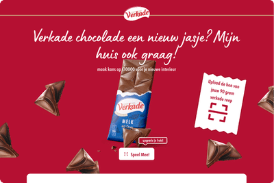 Promotioneel campagneplatform voor Verkade - Website Creatie