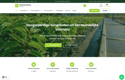 Plantenkwekerij Vechtdal – Webshop & online verkoop - Marketing