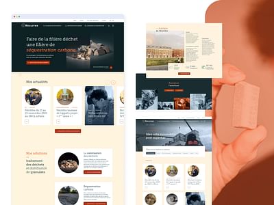 Refonte du site web de Néolithe - Ergonomie (UX/UI)