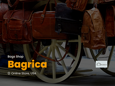 Bagrica - Bags Shopify Store - Création de site internet