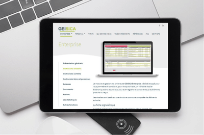 Création de site web pour la promotion de GEISICA - Website Creatie