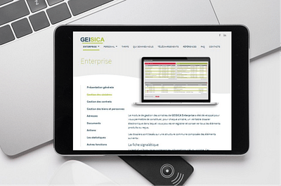 Création de site web pour la promotion de GEISICA - Création de site internet